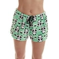 thumbnail image 1 of Just Love Women's Fleece Pajama Shorts for Sleepwear PJs - Cozy and Comfortable (Panda Short, Large), 1 of 3