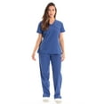 thumbnail image 1 of Just Love Tie Back Scrubs Set for Women 17777W-CN-1X (Carribean, Medium), 1 of 2