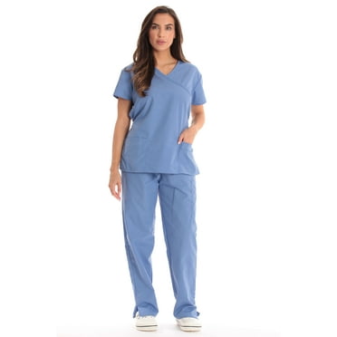 Just Love Women's Medical Scrub Sets with Tie-Back - Comfortable and Durable Scrubs (Ceil, X-Small)