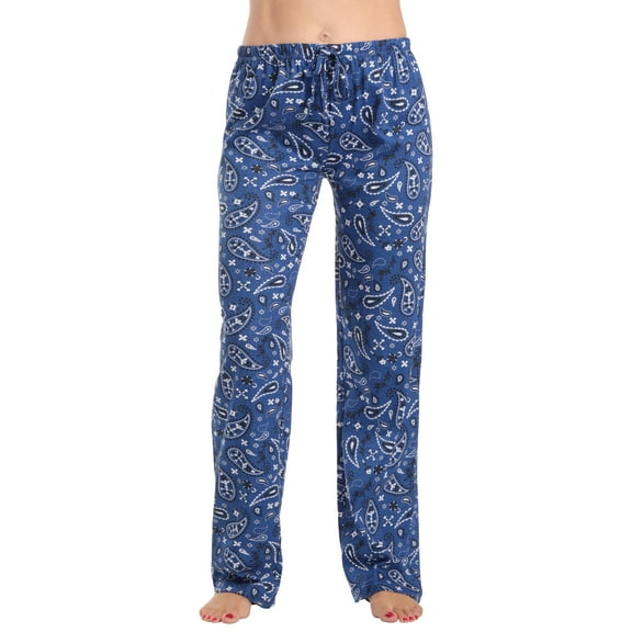 Just Love Women's Pajama Pants 7019-NVY-XS (Rodeo Bandana - Navy, 2X)