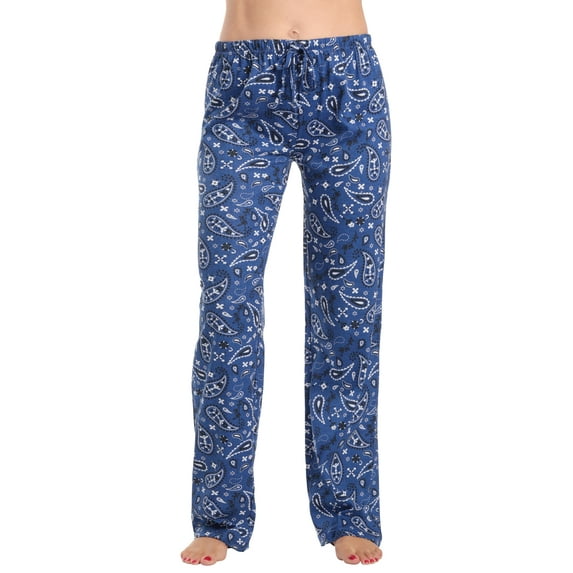 Just Love Women's Pajama Pants 7019-NVY-XS (Rodeo Bandana - Navy, Large)