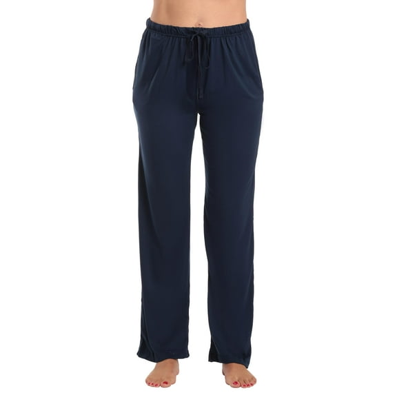 Just Love Women's Pajama Pants 7019-NVY-XS (Solid Navy, X-Small)