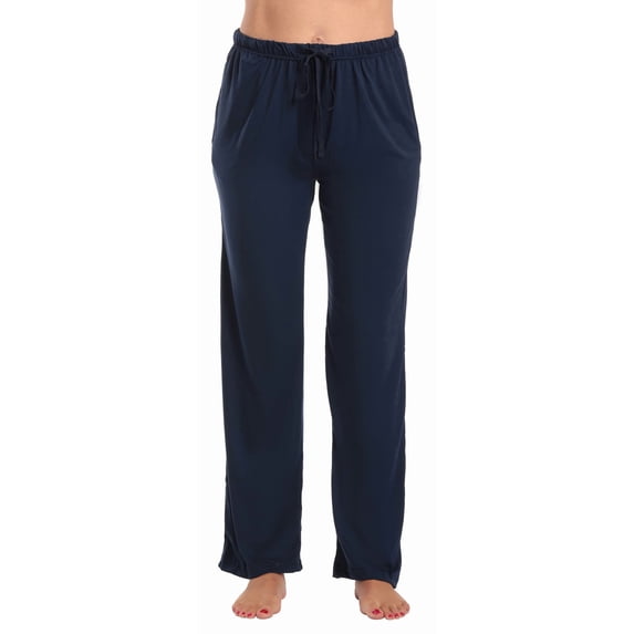 Just Love Women's Pajama Pants 7019-NVY-XS (Solid Navy, X-Small)