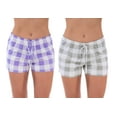 thumbnail image 1 of Just Love Women's Pajama Shorts - Comfortable Sleepwear (2 Pack) (Buffalo Plaid - Pack 1, Small), 1 of 3