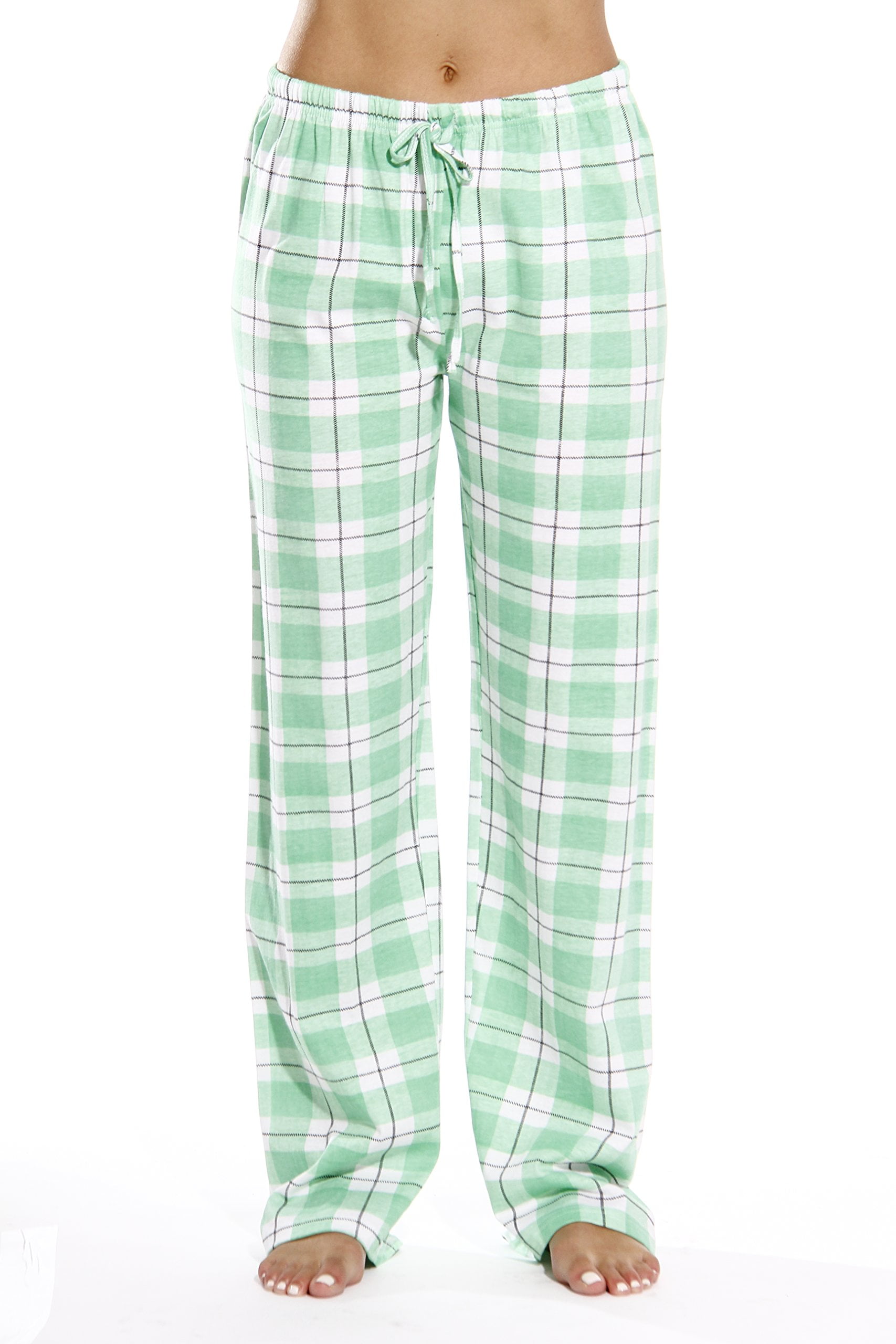 Plaid Pajama Pyjama Bottoms Womens Flannel Pants Products For Sale