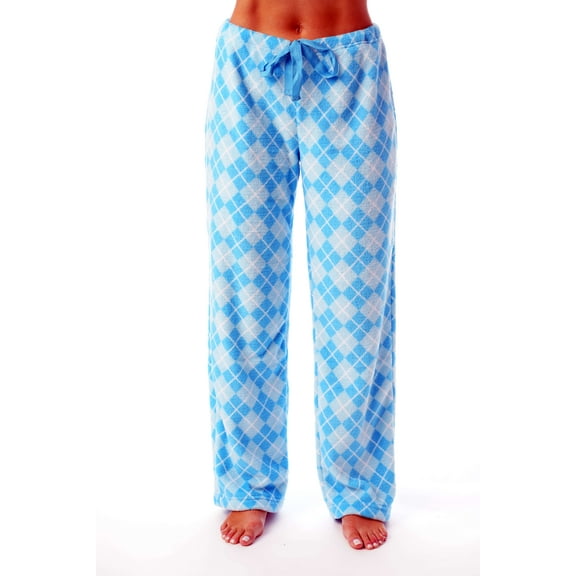 Just Love Women's Plush Pajama Pants 6339-10351-BLU-1X