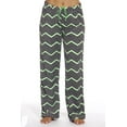 thumbnail image 1 of Just Love Women's Plush Pajama Pants 6339-10351-RED-M (Chevron - Black / Lime, X-Large), 1 of 2