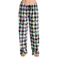 thumbnail image 1 of Just Love Women's Plush Pajama Pants 6339-V-10767-XS (X-Small, Buffalo Plaid Smiley), 1 of 3