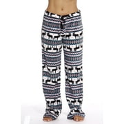 Just Love Women's Plush Pajama Pants - Cozy Lounge Sleepwear (Skulls, 3X Plus)