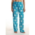 thumbnail image 1 of Just Love Women's Plush Pajama Pants (Embossed Star - Blue, Large), 1 of 3