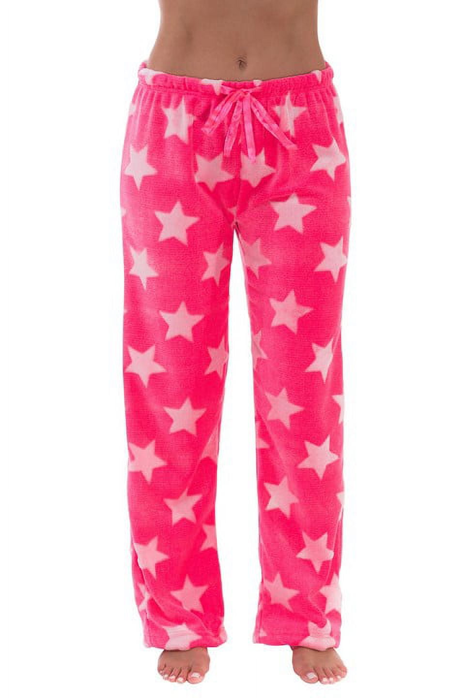 Plush Pajama Pants Pink