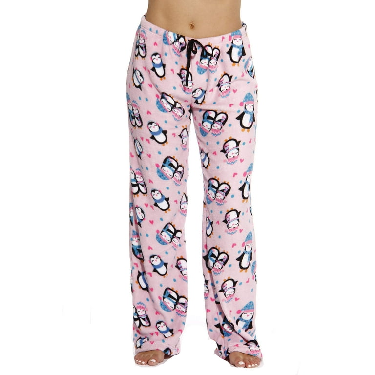 Just Love Women's Fleece PJ Bottoms Plush Pajama Pants in Petite