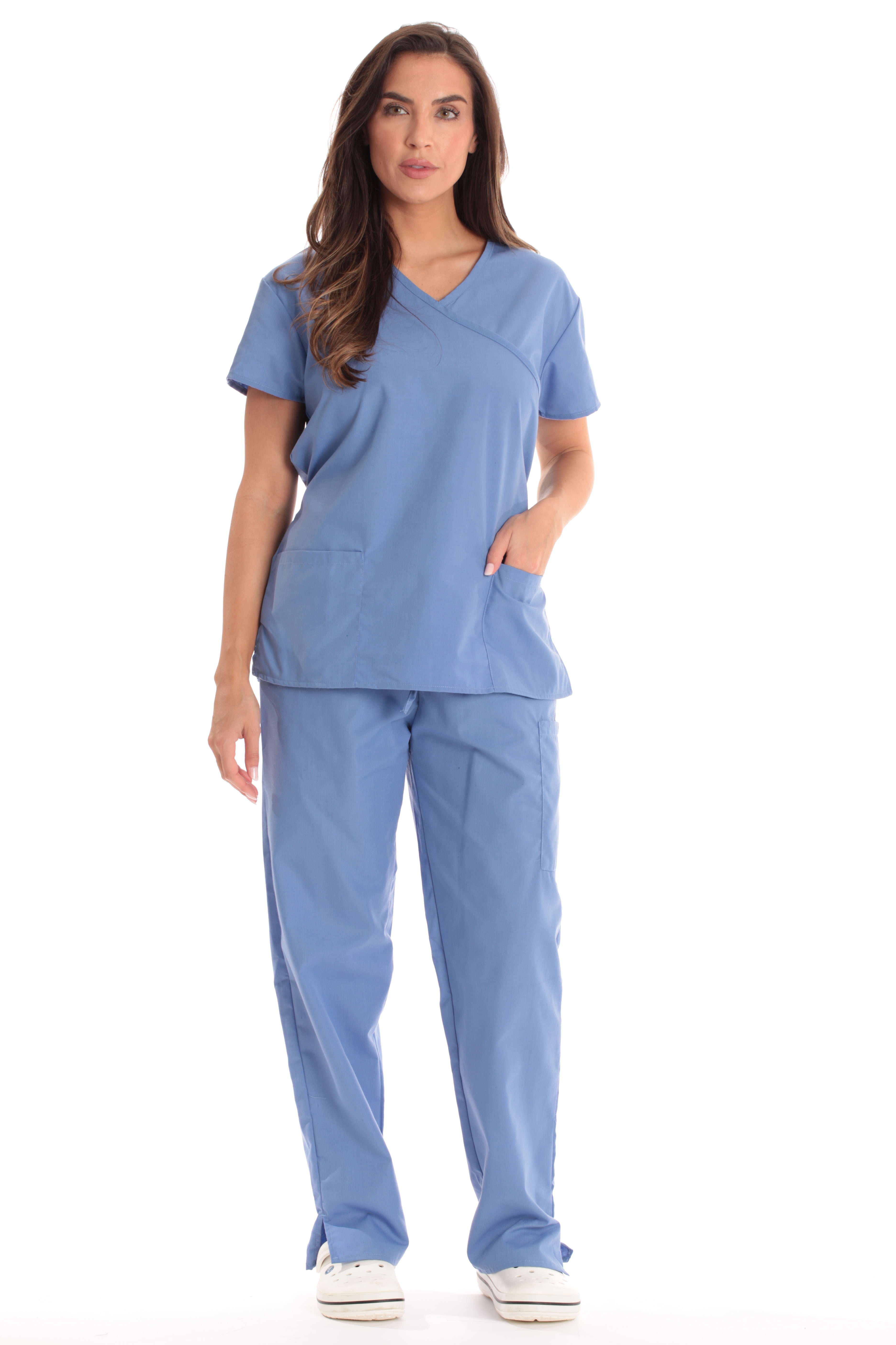 https://i5.walmartimages.com/seo/Just-Love-Women-s-Scrub-Sets-Medical-Scrubs-Mock-Wrap-Comfortable-and-Professional-Uniform-in-Ceil-with-Ceil-Trim-Medium_0690246e-09e5-4572-a44e-3dfb20a2014d_2.6d82012ae9e509a99fc9392707a93d9b.jpeg
