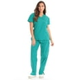 thumbnail image 1 of Just Love Women's Scrub Sets Medical Scrubs (Mock Wrap) - Comfortable and Professional Uniform in, 1 of 3