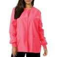 thumbnail image 1 of Just Love Women's Solid Scrub Jacket - Comfortable and Professional Uniform Coat (Coral, 1X), 1 of 3