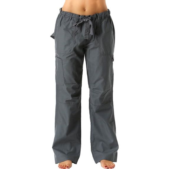 Just Love Women's Jogger Scrub Pants Slim Fit, Durable Medical Uniform for Nurses (Steel Grey Utility, Medium)