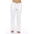 thumbnail image 1 of Just Love Women's Solid Utility Scrub Pants - Comfortable and Durable Medical Workwear (White Utility Pant with Aztec Print Inset, Large), 1 of 3