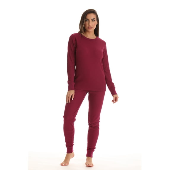 Just Love Women's Thermal Underwear Pajamas Set