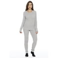 thumbnail image 1 of Just Love Women's Thermal Underwear Pajamas Set (Grey, 3X), 1 of 3