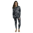 thumbnail image 1 of Just Love Women's Tie Dye Two Piece Pajama Set (Tie Dye Black, Large), 1 of 3