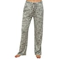 thumbnail image 1 of Just Love Women's Ultra-Soft Pajama Pants – Cozy Lounge Sleepwear (Rodeo Bandana - Grey, 2X), 1 of 3