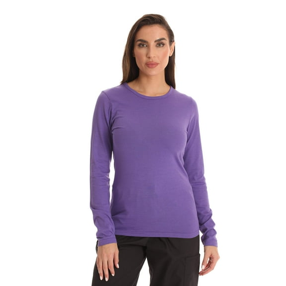 Just Love Women’s Long Sleeve Underscrub T-Shirt – Soft Fitted Undershirt Tee for Nurses, Doctors & Everyday Wear