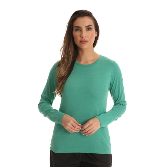 Just Love Women’s Long Sleeve Underscrub T-Shirt – Soft Fitted Undershirt Tee for Nurses, Doctors & Everyday Wear