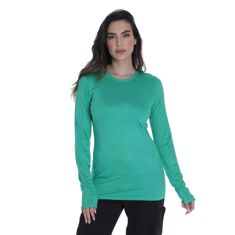Under Armour Shirt Womens Extra Small Loose Long Sleeve Mint Green Ladies