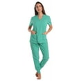 thumbnail image 1 of Just Love Women's V-Neck Scrub Set with Jogger Pants  Comfortable and Stylish Medical Uniform, 1 of 3