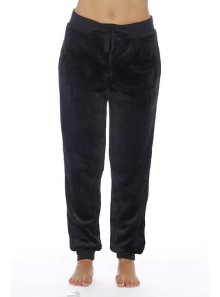 Colsie Women Black Velour Sweatpants Size Small