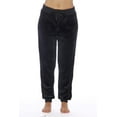 thumbnail image 1 of Just Love Women's Velour Plush Jogger Pants - Soft and Cozy Lounge (Black, Medium, Regular), 1 of 2