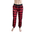 thumbnail image 1 of Just Love Women's Velour Plush Jogger Pants - Soft and Cozy Lounge (Buffalo Plaid, 1X Plus, Regular), 1 of 3