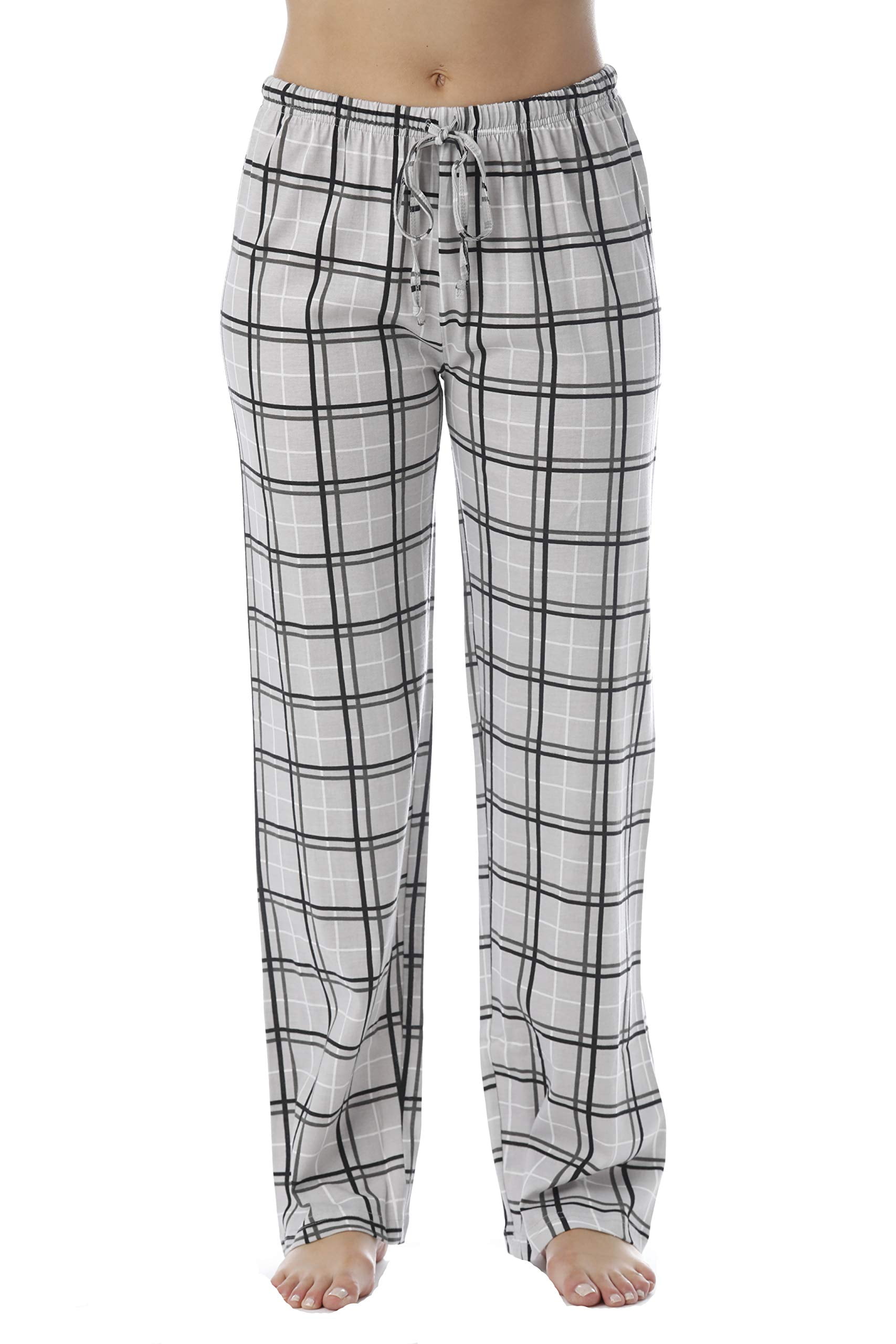 Plaaee Women's Plush Pajama Pants Hearts for Valentine's Day Sleep