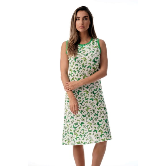 Just Love Womens Nightgown Sleep Dress  6700-10247-GRN-S