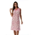 thumbnail image 1 of Just Love Womens Nightgown Sleep Dress (Pink - Butterfly, Medium), 1 of 3
