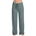 thumbnail image 1 of Just Love Womens Solid Poly Spandex Pajama Pants 6995-SLT-XL (Slated Haze, X-Large), 1 of 1