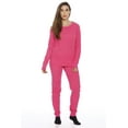 thumbnail image 1 of Just Love Womens Thermal Underwear Pajama Set  Ultra-Warm Base Layer Sleepwear (Pink, X-Small), 1 of 3