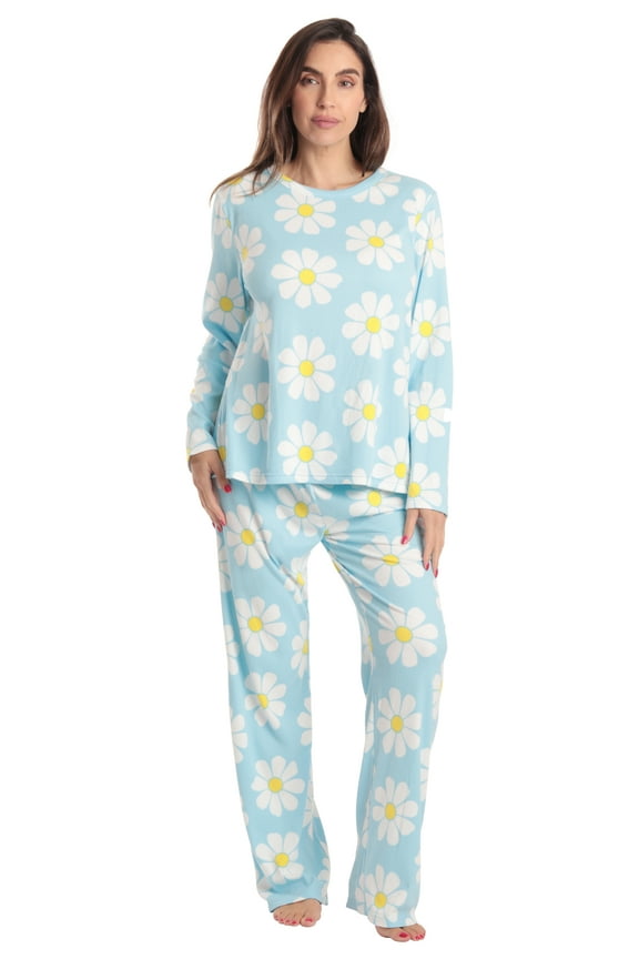 Womens Ultra Soft Pajamas for Women  (Brushed Daisy Dreams, Small)