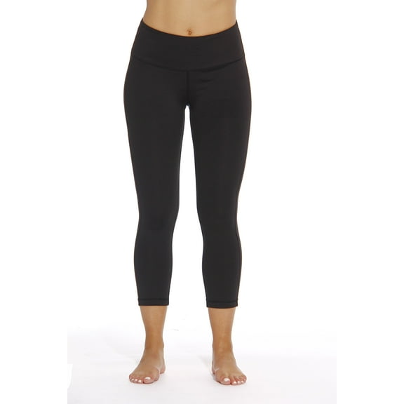 Just Love Yoga Capri Pants for Women (Black, X-Small)