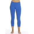 thumbnail image 1 of Just Love Yoga Capri Pants for Women (Royal, 3X), 1 of 2