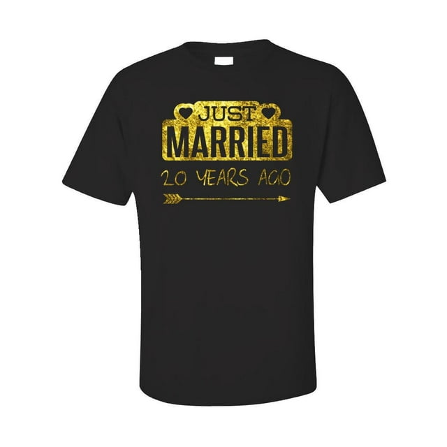 Just Married 20th Anniversary Shirt, Funny Anniversary Tee, Wife Gift