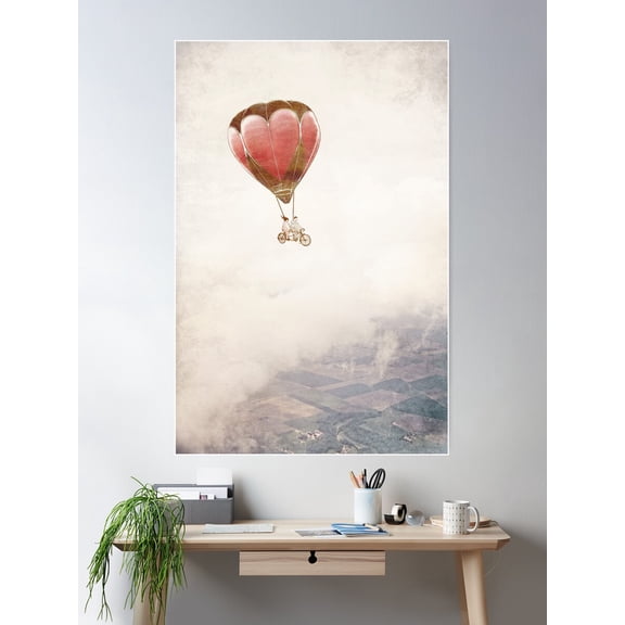 Just Married - Going Home Poster Wall Art, Modern Wall Decor For Living Room Bedroom, 16x24 UNFRAMED