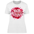 thumbnail image 1 of Just Married Love T-Shirt Women -Image by Shutterstock, Female Medium, 1 of 2