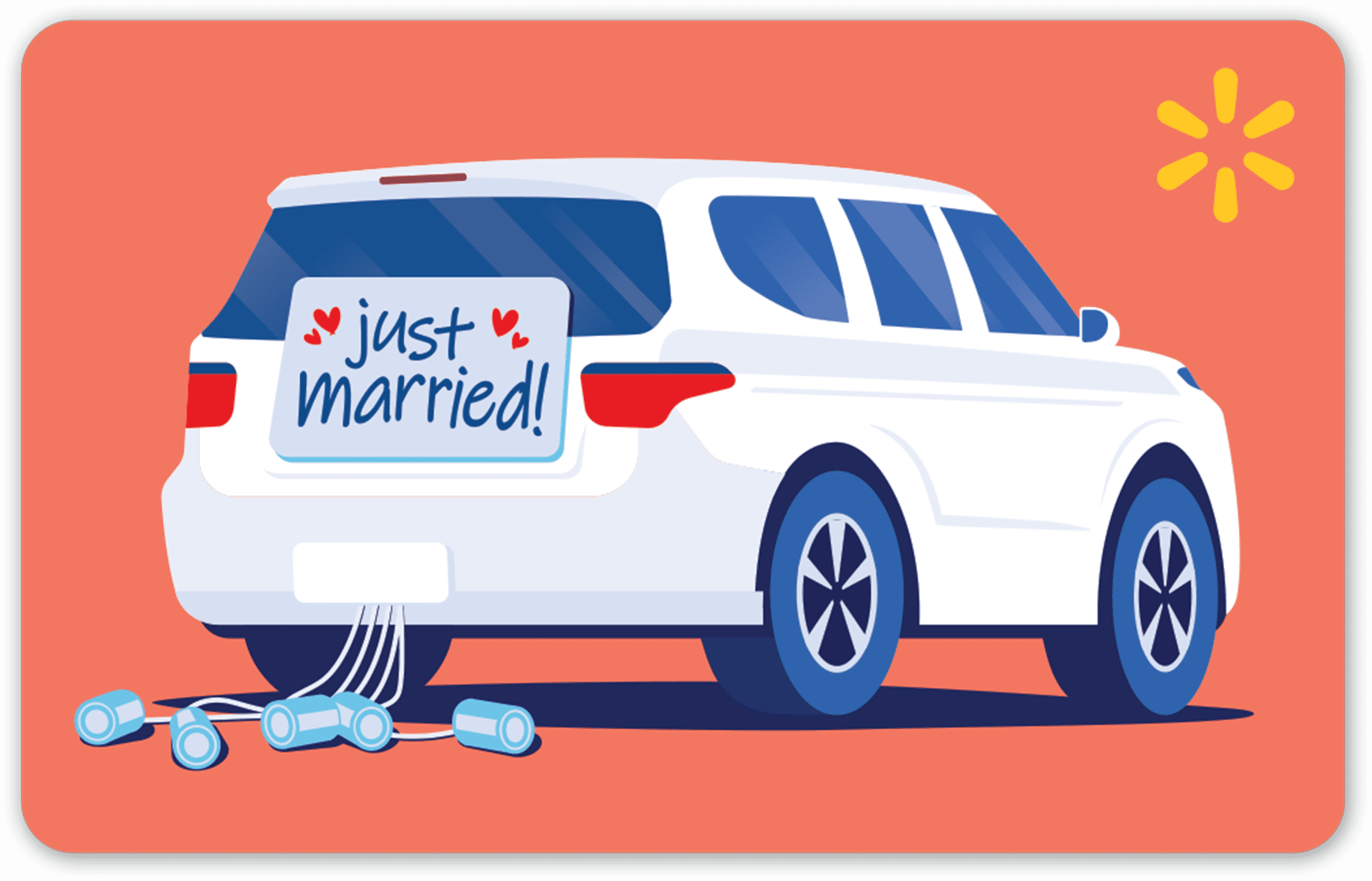 Just Married Walmart Gift Card