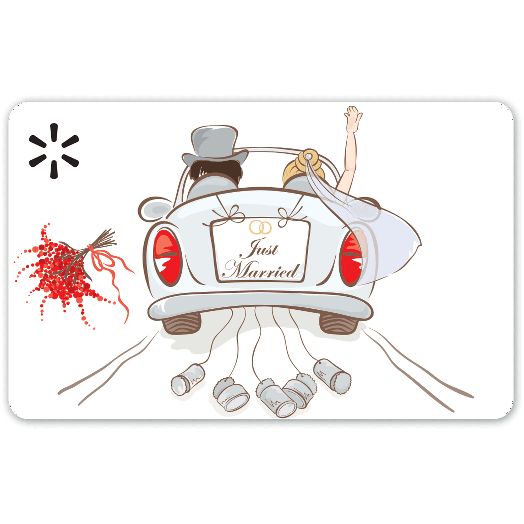 Just Married Walmart Gift Card