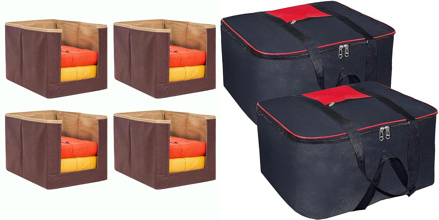 Just Mart Wardrobe Wrinkle Free Shirt Wardrobe Organizer Pack of 4 ...