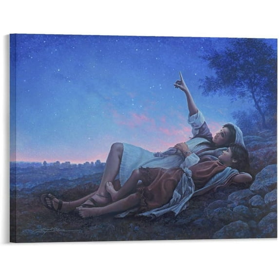 Just for A Moment by Greg Olsen Painter Wall Art Poster Canvas Wall Art Poster Decorative Bedroom Modern Home Print Picture Frame Artworks Posters 16x20inch(40x50cm)