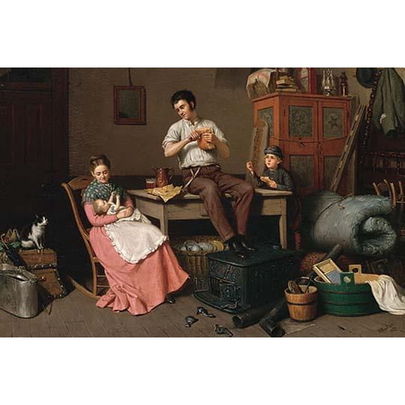 Just Moved-Fine art canvas print (20" x 30")