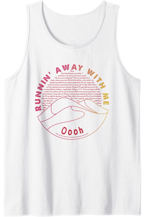 Just My Imagination Running Away With Me Lyric Temptations Tank Top Size S-3XL