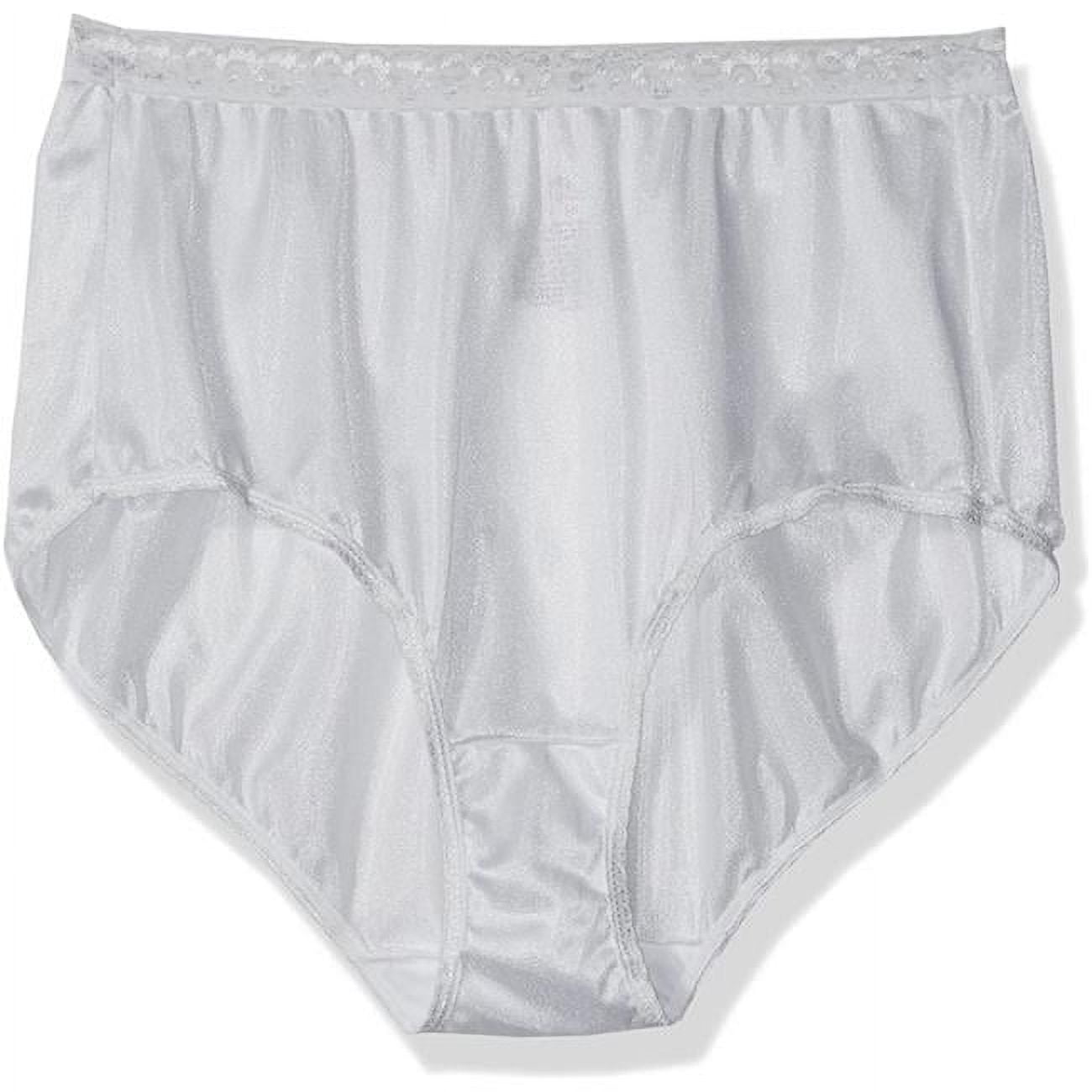 4 PAIRS WOMENS Underwear Plus Size 9 Just My Size JMS Nylon Hi Cut Briefs  $7.95 - PicClick